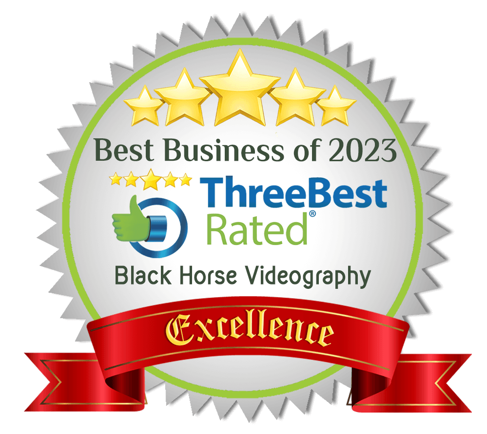 Black Horse Videography Three Best Rated Badge